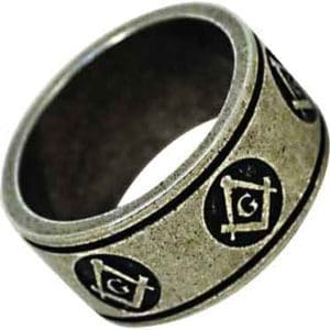 Masonic Band Ring