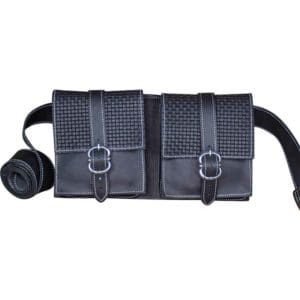 Valiant Pouches with Belt - Black