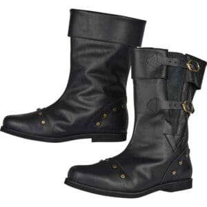 George Leather Boots - Black