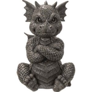 Angry Garden Dragon Statue