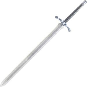 Noble's LARP Long Sword with Leather Grip - Notched