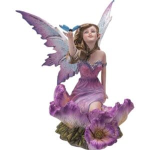 Blessing Fairy with Butterfly Statue