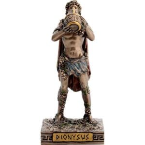Bronze Dionysus Greek Pantheon Statue