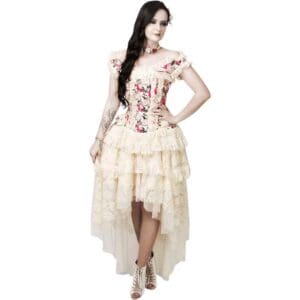 Edina Floral Victorian Corset Dress