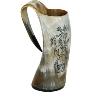 The Blessed Warrior Horn Tankard