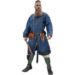 Erik Mens Viking Outfit - Dark Blue
