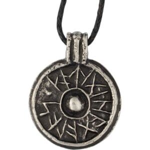 Good Luck Shield Viking Necklace