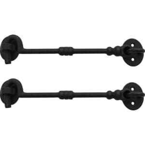 Wrought Iron Gate Latches - 7.5 Inches - Set of 2