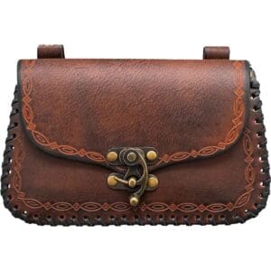 The Mythical Sorcerer Leather Belt Bag - Brown
