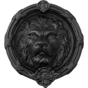 Lion Face Door Knocker