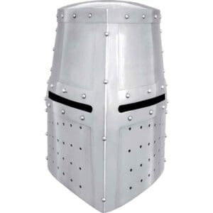 Medieval Knight Steel Great Helmet